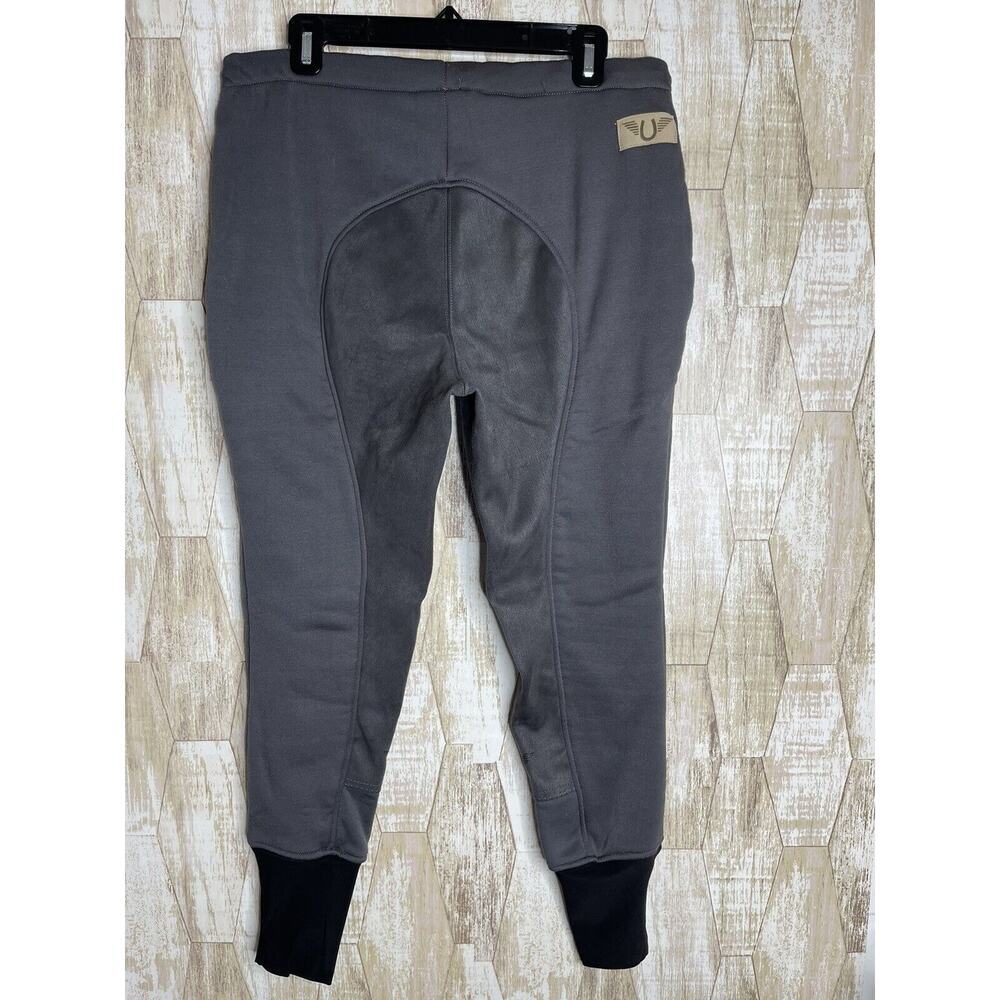 Gutos Breeches Womens 34 Horse Riding Full Seat Pants Equestrian‎ Joggers Gray